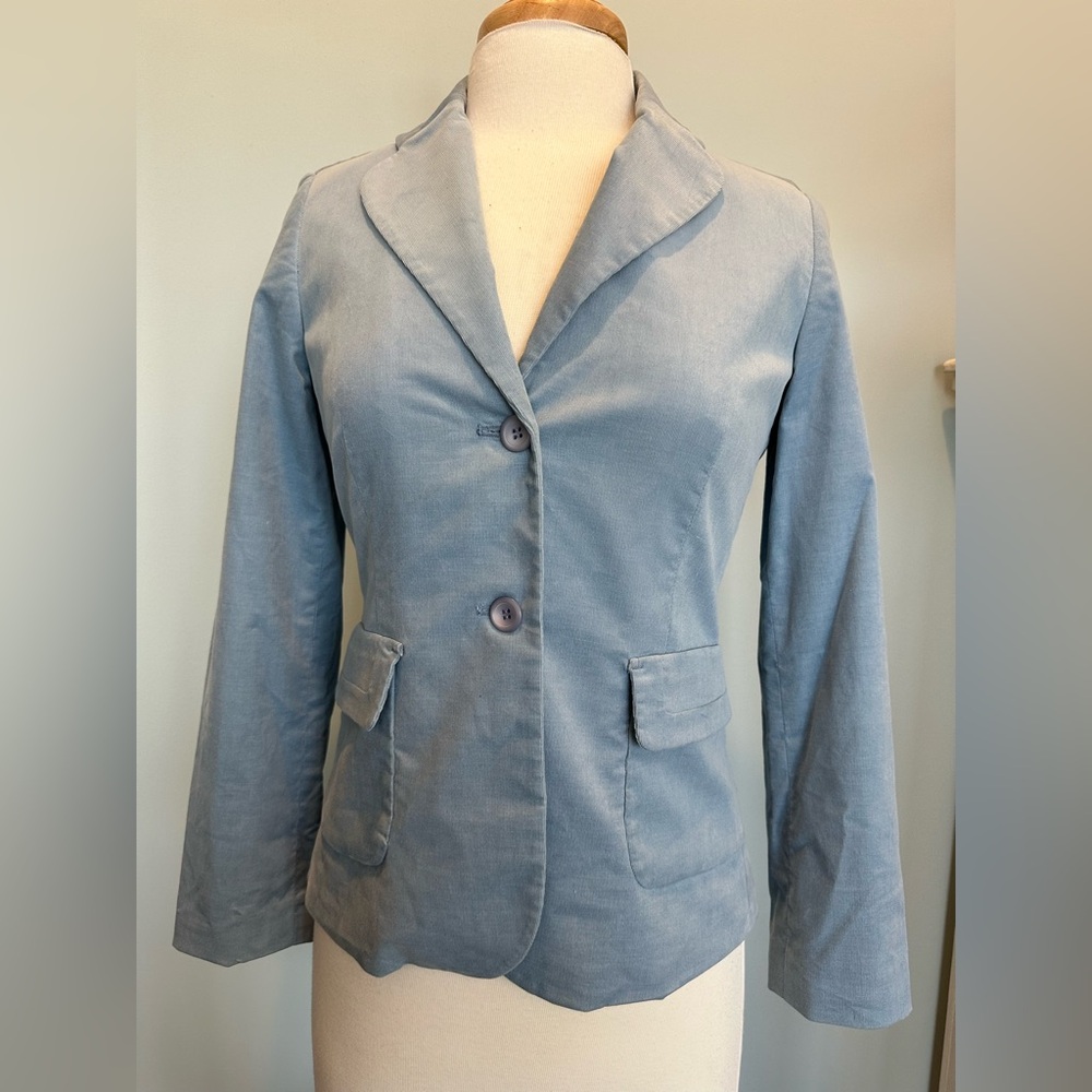 Pendleton Sky Blue 2 Button Velvet Courdaroy Ladi… - image 2